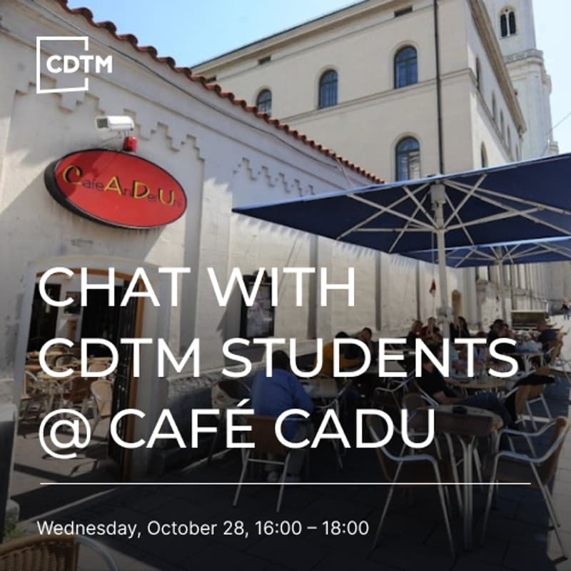 Cover Image for Chat with CDTM Students @ Café Cadu