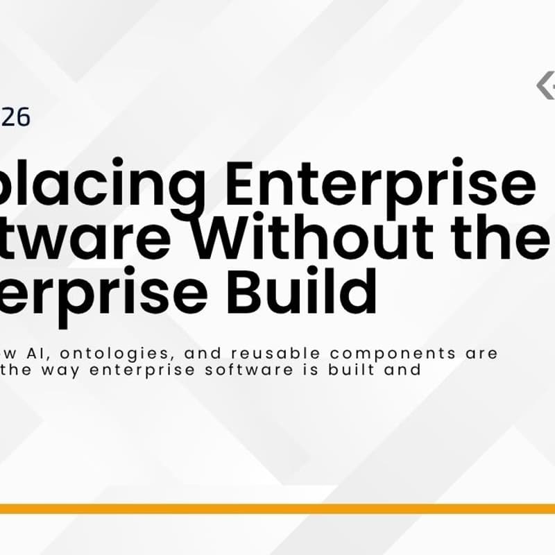 Cover Image for Replacing Enterprise Software Without the Enterprise Build