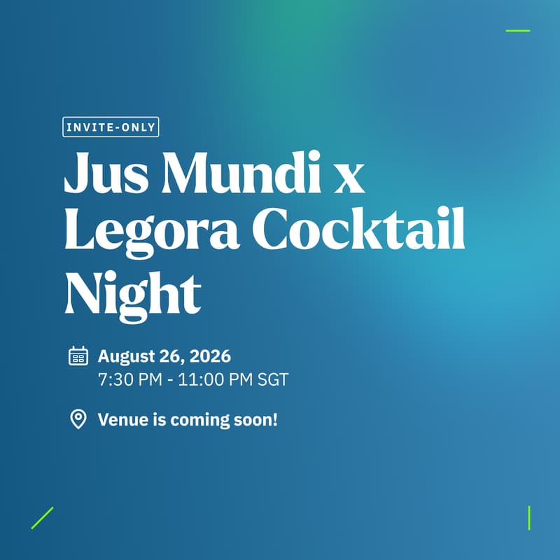 Cover Image for Jus Mundi x Legora Cocktail Night