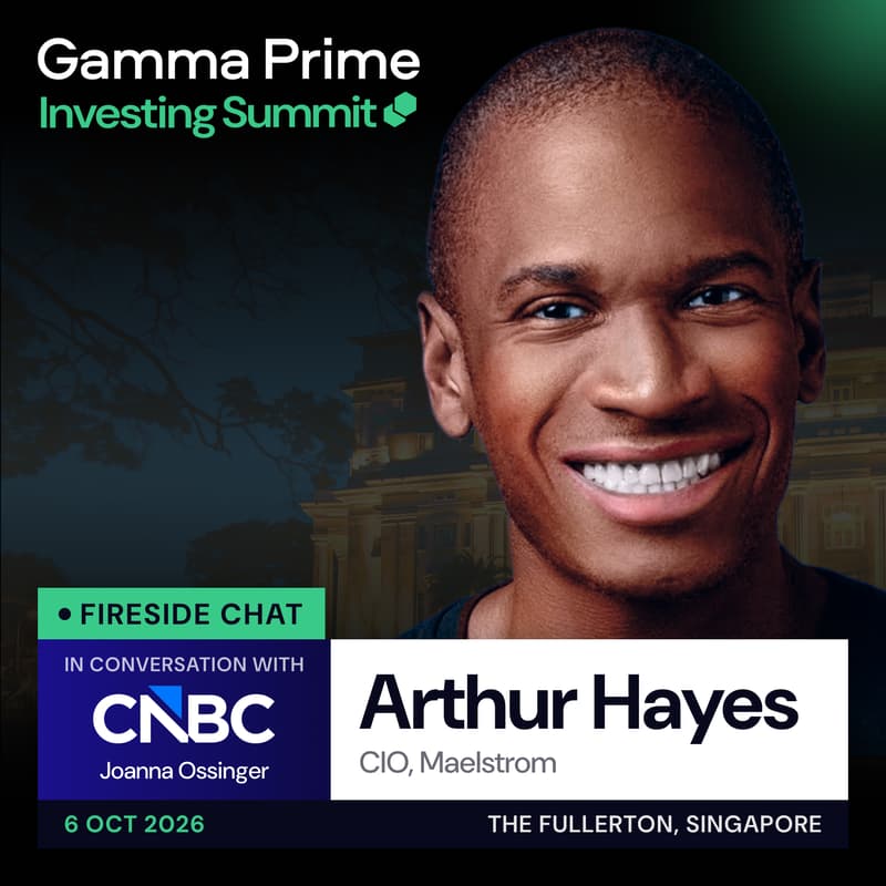 Cover Image for Fireside Chat with Arthur Hayes and CNBC 🇸🇬 (In Person)