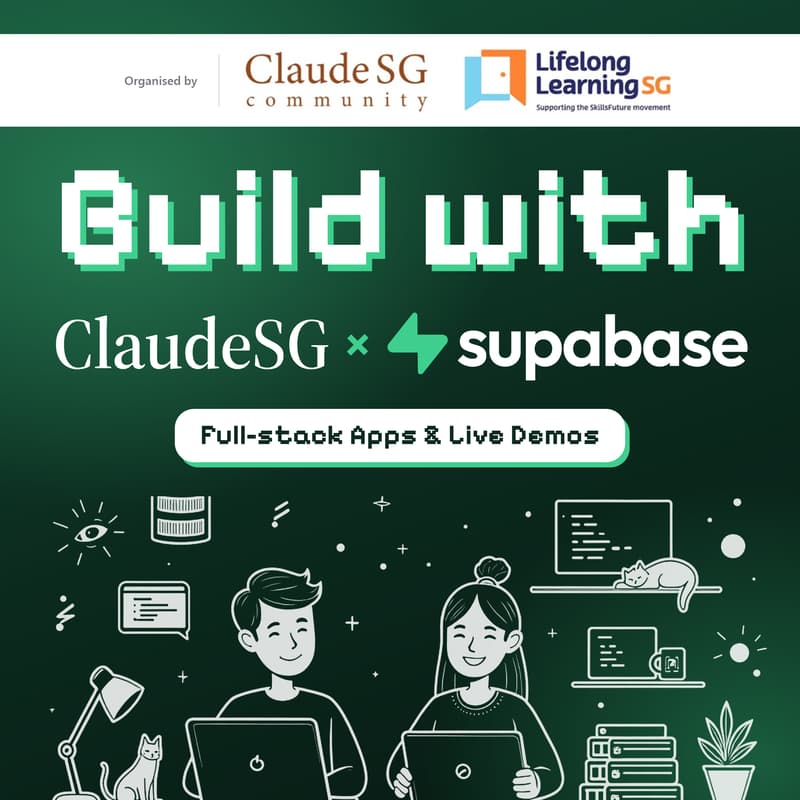 Cover Image for Claude SG X Supabase : Build with Claude and Supabase