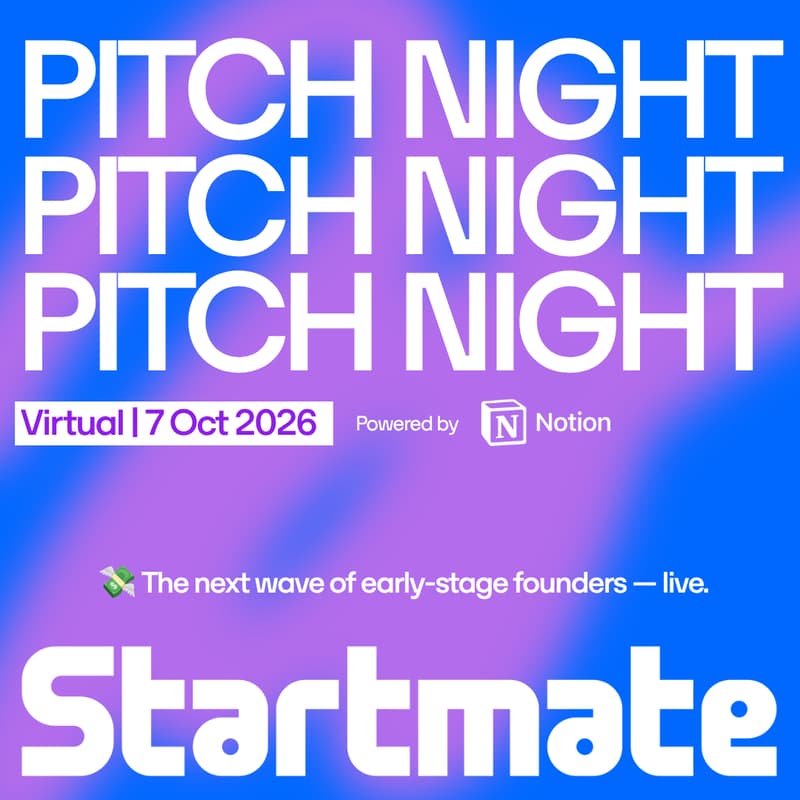 Cover Image for Startmate Pitch Night (Virtual)