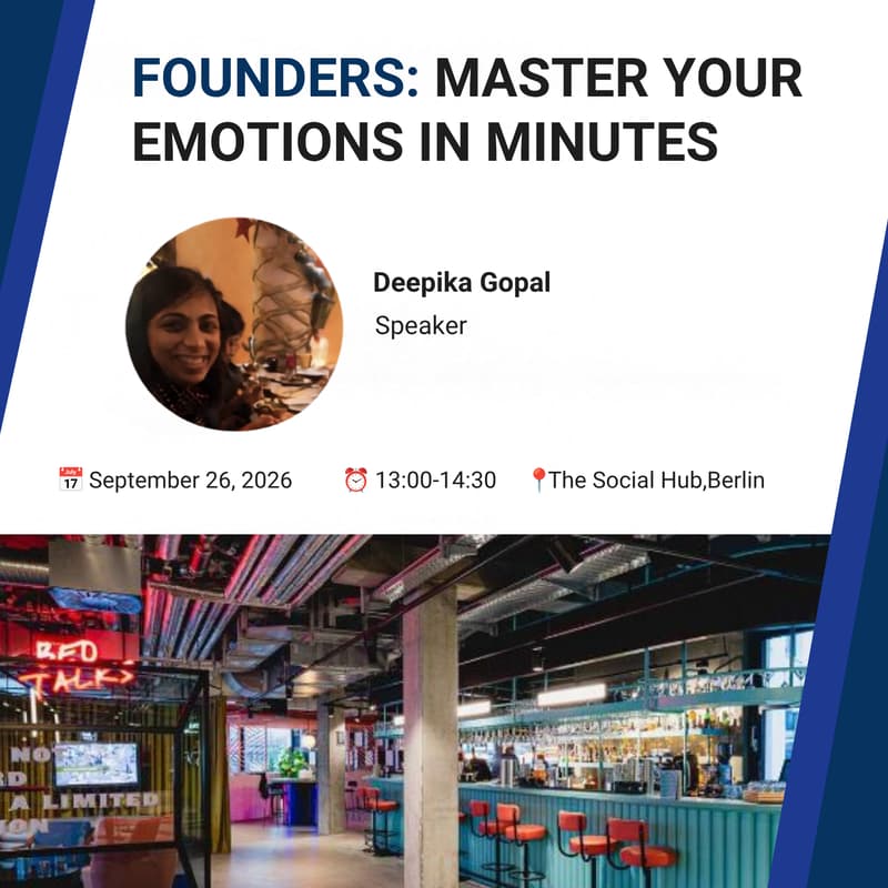 Cover Image for Founders: Master your emotions in minutes