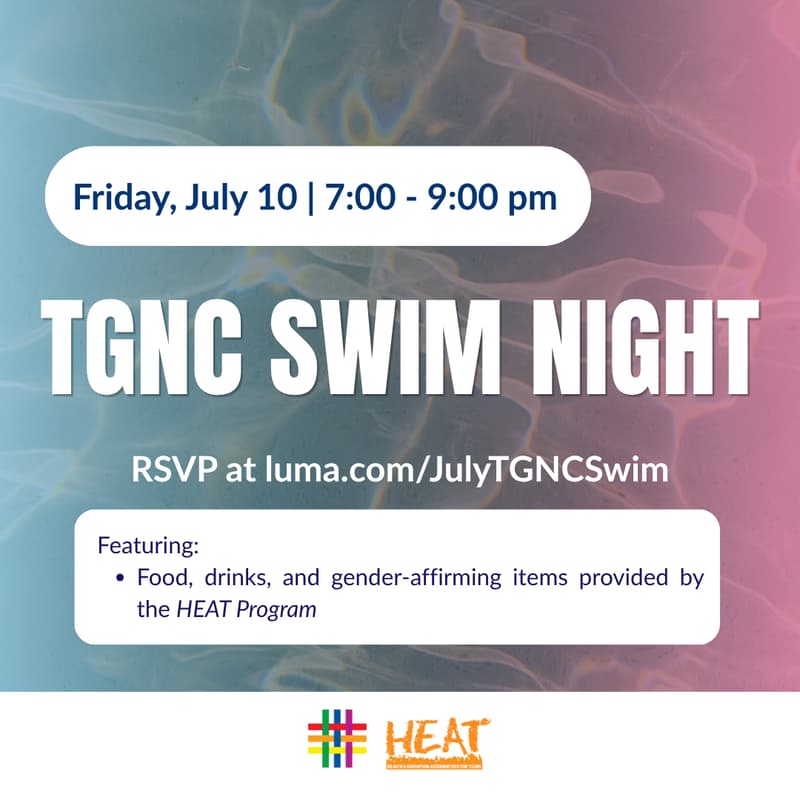 Cover Image for July TGNC Swim Night