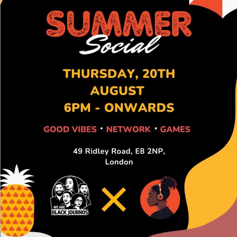 Cover Image for Summer Social: We Are Black Journos X The Black Audio Network