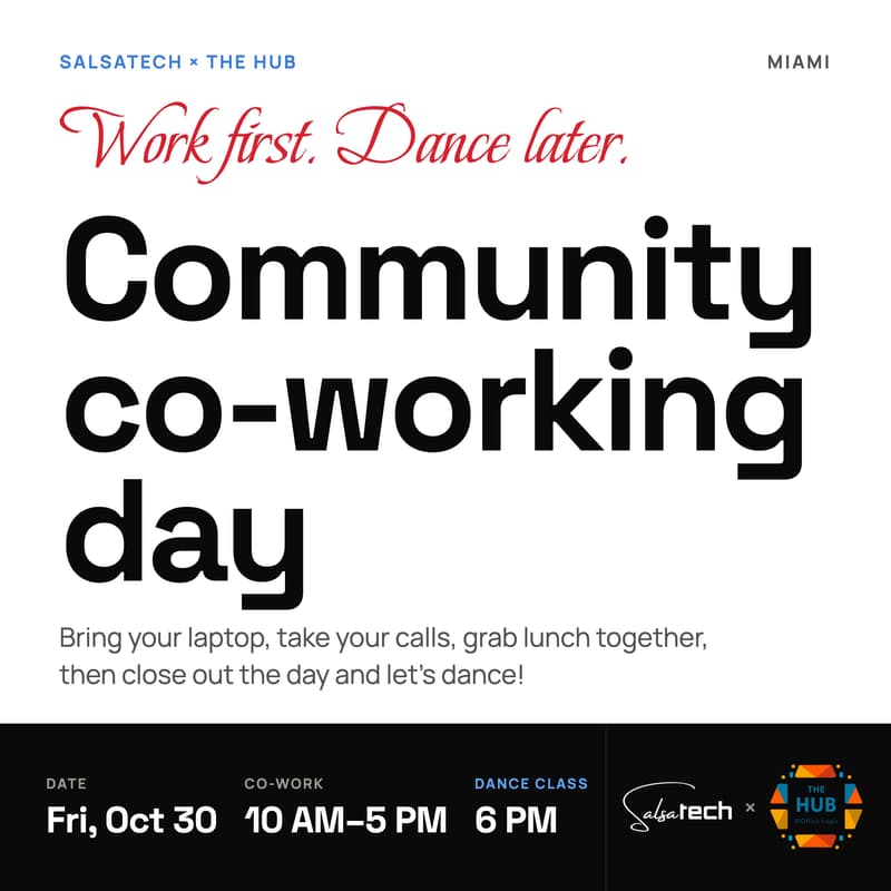 Cover Image for SalsaTech Community: Co-Working Day!