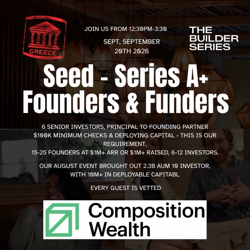 Cover Image for The Deployment Room: 6 Active Funds, Funding Founders (Seed to Series A+) - Sept. 20th