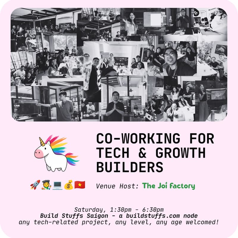Cover Image for Cowork Showcase for Tech/Growth Builders - BS37