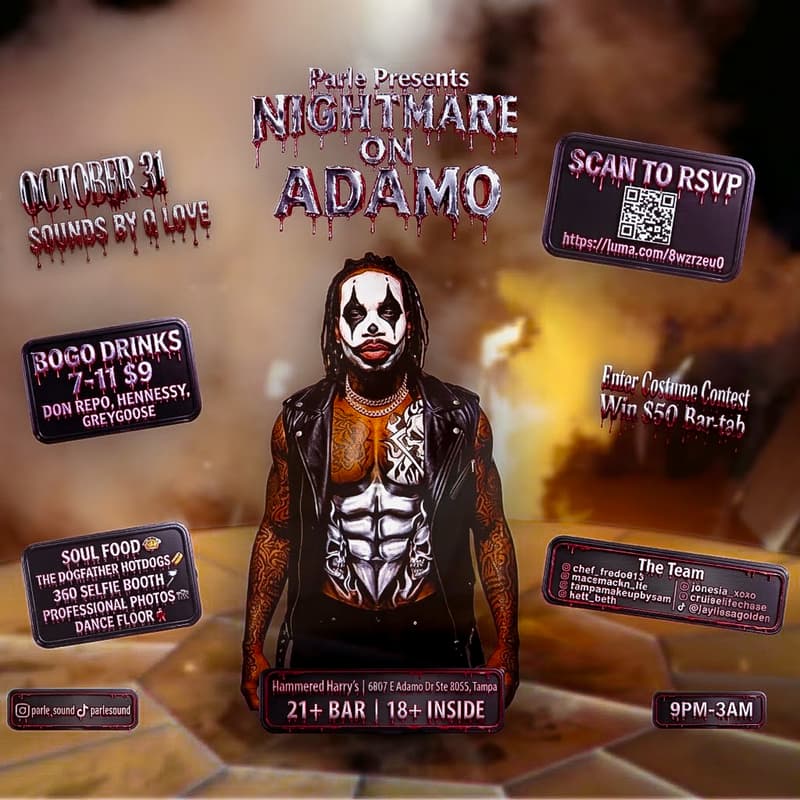 Cover Image for Parle Presents: Halloween Nightmare on Adamo