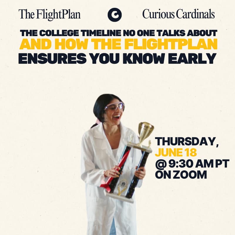 Cover Image for The College Timeline No One Talks About, and How The FlightPlan Ensures You Know Early