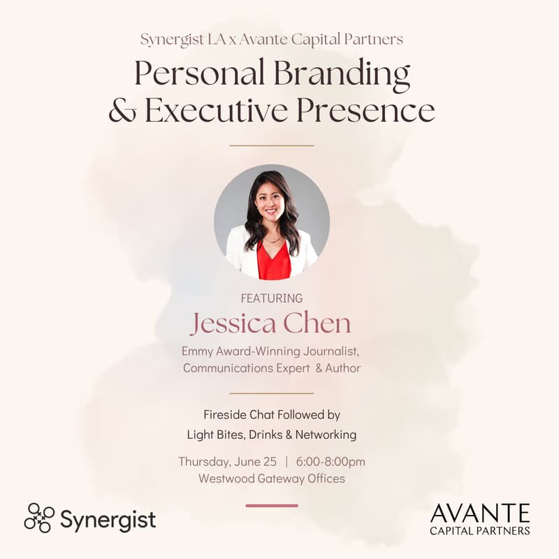 Cover Image for Synergist LA x Avante Capital Partners | Personal Branding & Executive Presence
