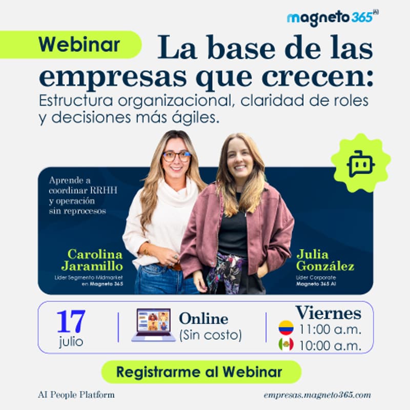 Cover Image for La base de las empresas que crecen: Estructura organizacional, claridad de roles y decisiones más ágiles.