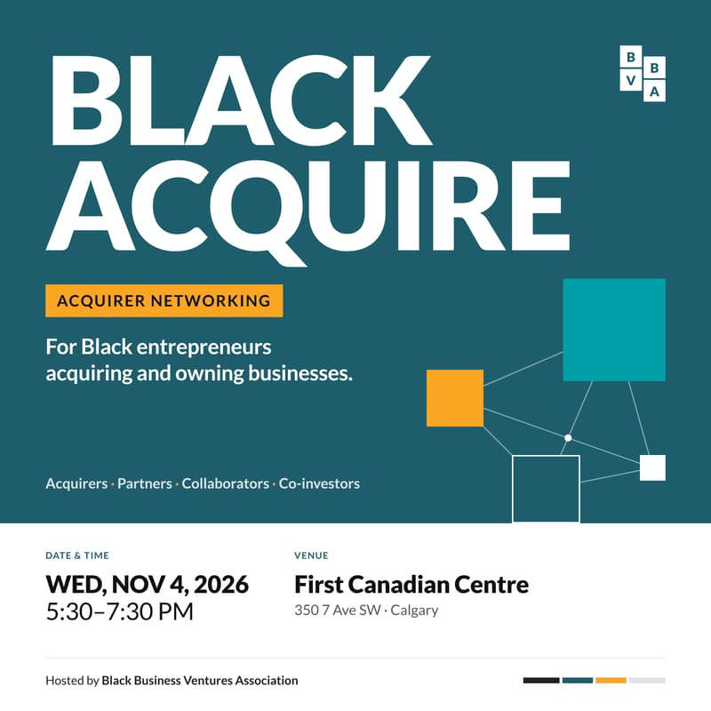 Cover Image for Black Acquire: Networking for Black Entrepreneurs & Acquirers