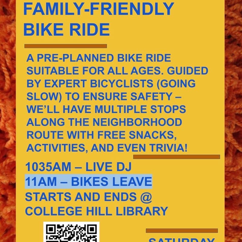 Cover Image for College Hill Family-Friendly Bike Ride