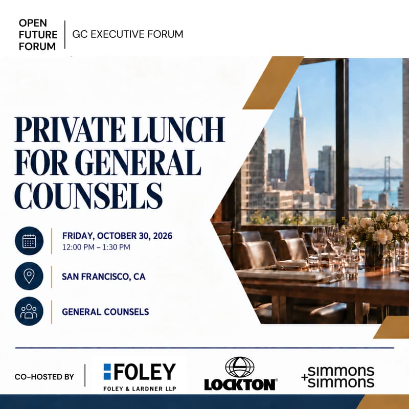 Cover Image for GC Executive Forum, Private Lunch