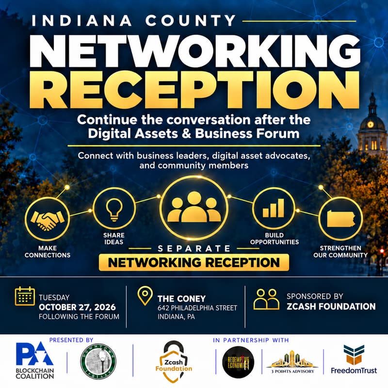 Cover Image for NETWORKING After Event - Indiana County Digital Assets & Business Forum