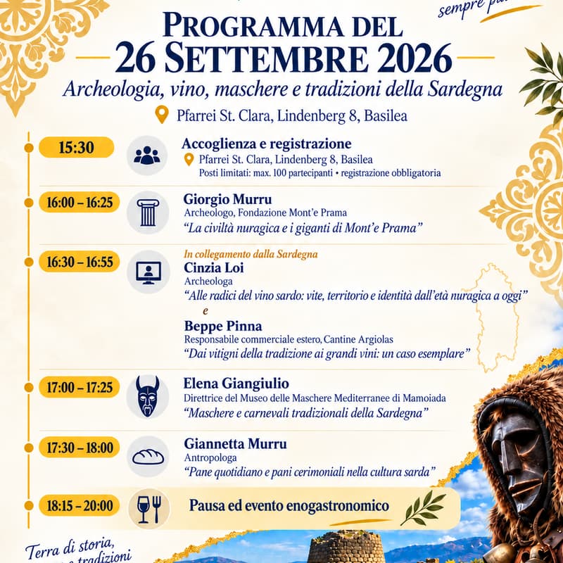 Cover Image for Festival del Turismo delle Radici 2026: Archeologia, vino e tradizioni della Sardegna