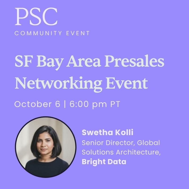 Cover Image for SF Bay Area Presales Networking Event