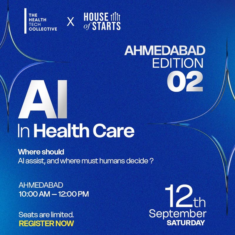 Cover Image for AI in Healthcare: Ahmedabad 2nd edition
