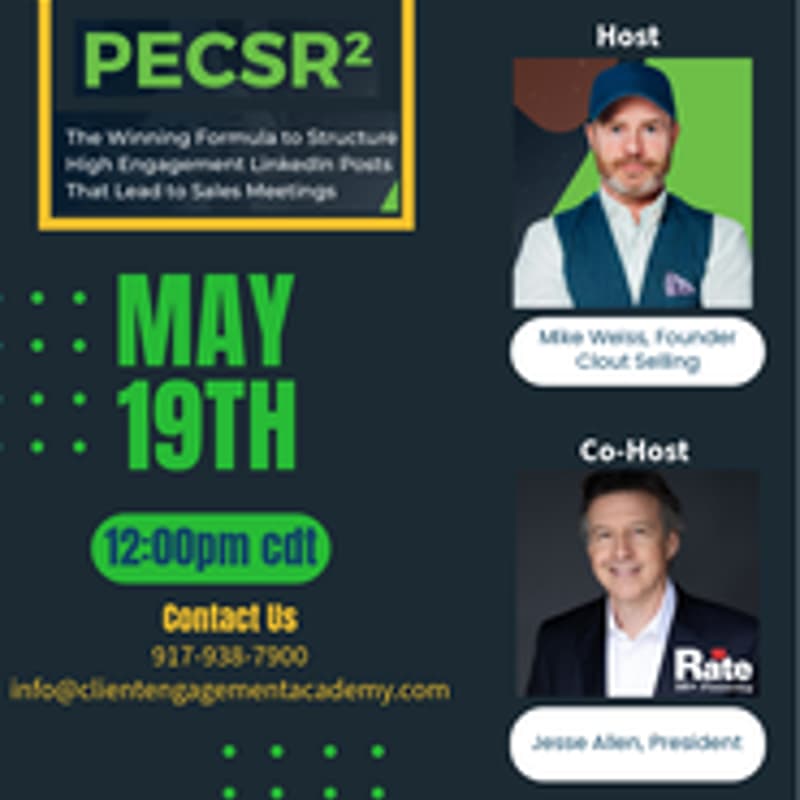 Clout Selling - LinkedIn Training · Zoom · Luma