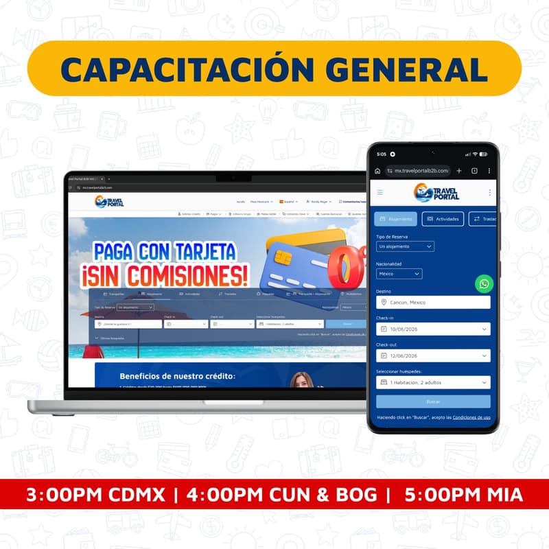 Cover Image for CAPACITACIÓN GENERAL Plataforma Travel Portal