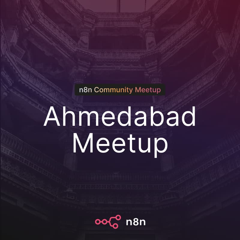 Cover Image for n8n Meetup Ahmedabad