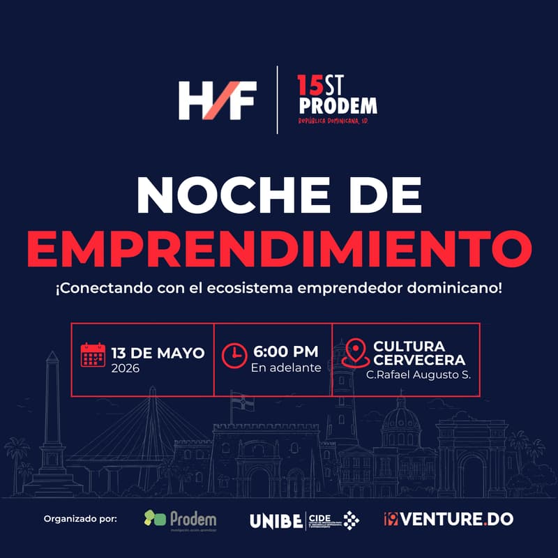 Cover Image for H&F X 15st PRODEM 2026: Noche de Emprendimiento