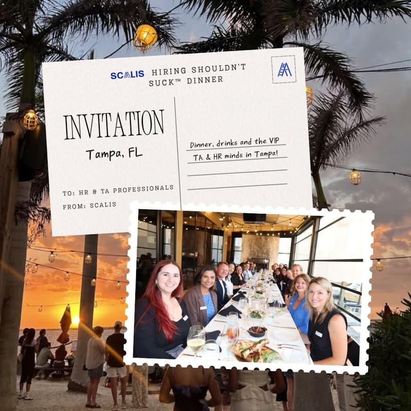 Cover Image for Hiring Shouldn't Suck™ Dinner (Tampa - 12/1/26)