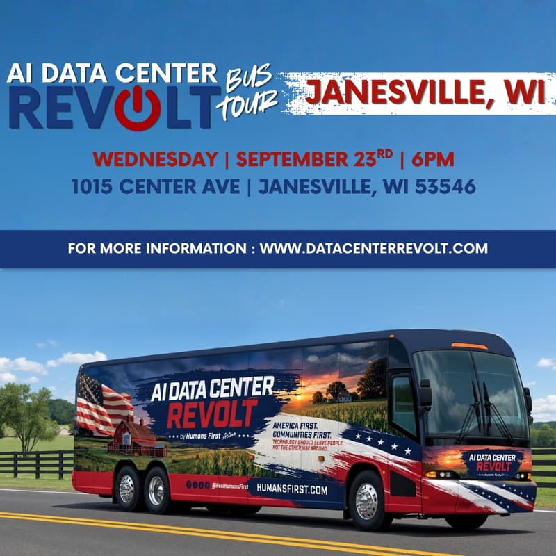 Cover Image for Janesville, WI—𝐍𝐀𝐓𝐈𝐎𝐍𝐖𝐈𝐃𝐄 𝐃𝐀𝐓𝐀 𝐂𝐄𝐍𝐓𝐄𝐑 𝐑𝐄𝐕𝐎𝐋𝐓 𝐁𝐔𝐒 𝐓𝐎𝐔𝐑