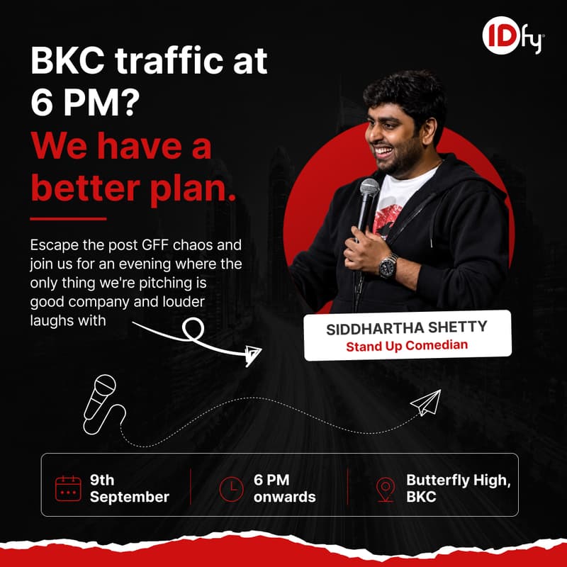 Cover Image for Comedy & Cocktails with IDfy