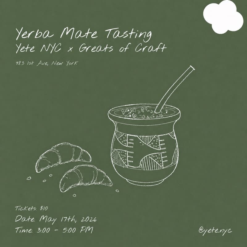 Cover Image for Yete NYC - Yerba Mate Tasting