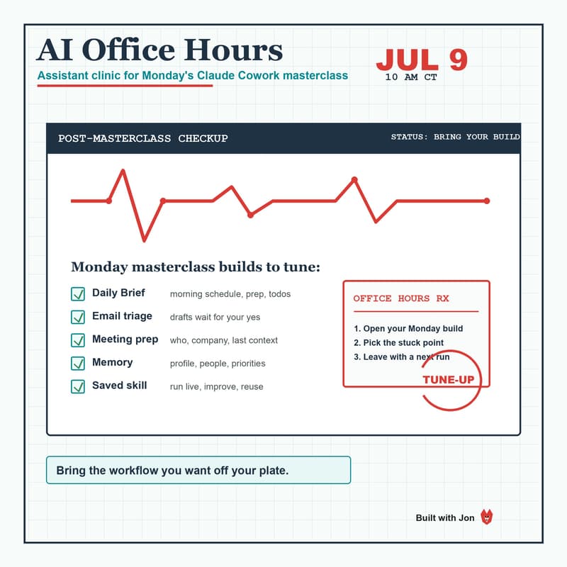 Cover Image for AI Office Hours: Make Your Assistant Actually Stick 🤖🦊