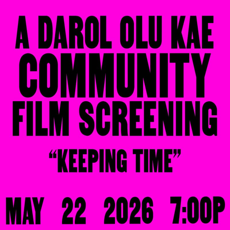 Cover Image for Film Fridays: "Keeping Time "Directed By Darol Olu Kae