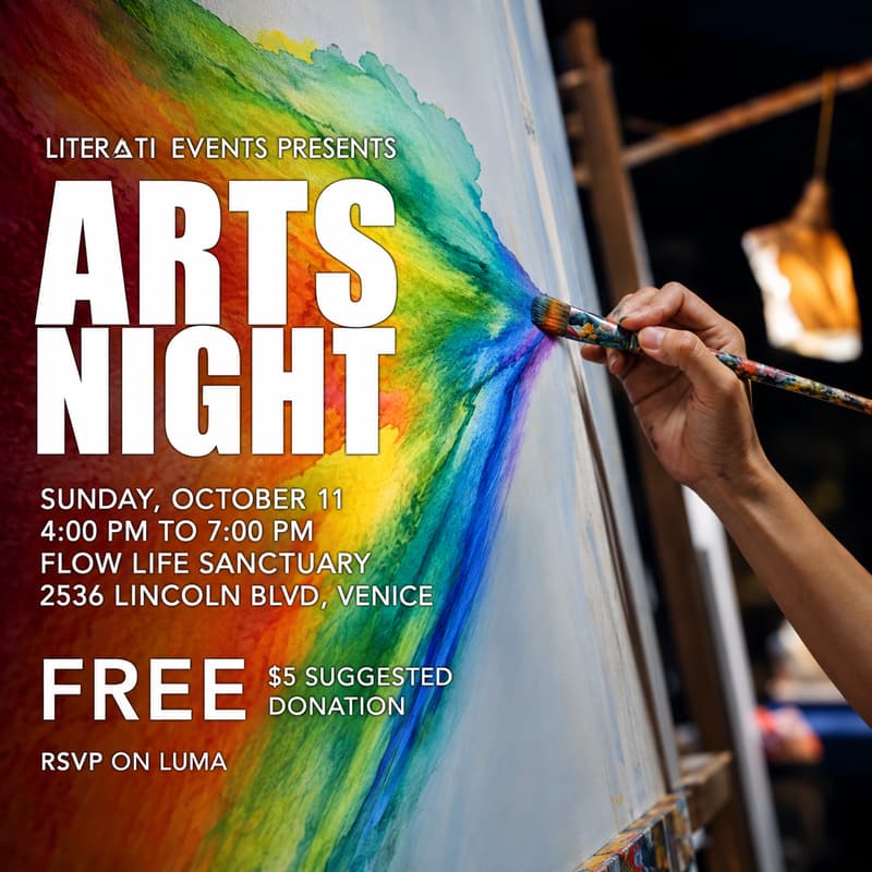 Cover Image for Arts Night at the Flow Life Sanctuary
