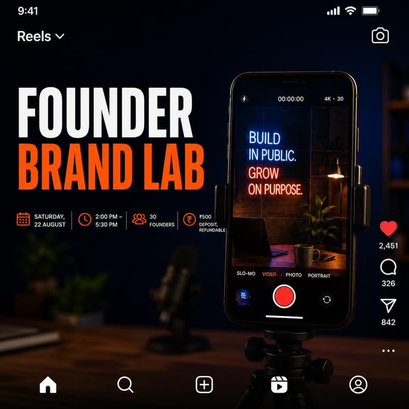Cover Image for Founder Brand Lab: Personal Branding Workshop for Founders (w/ The AI Collective)
