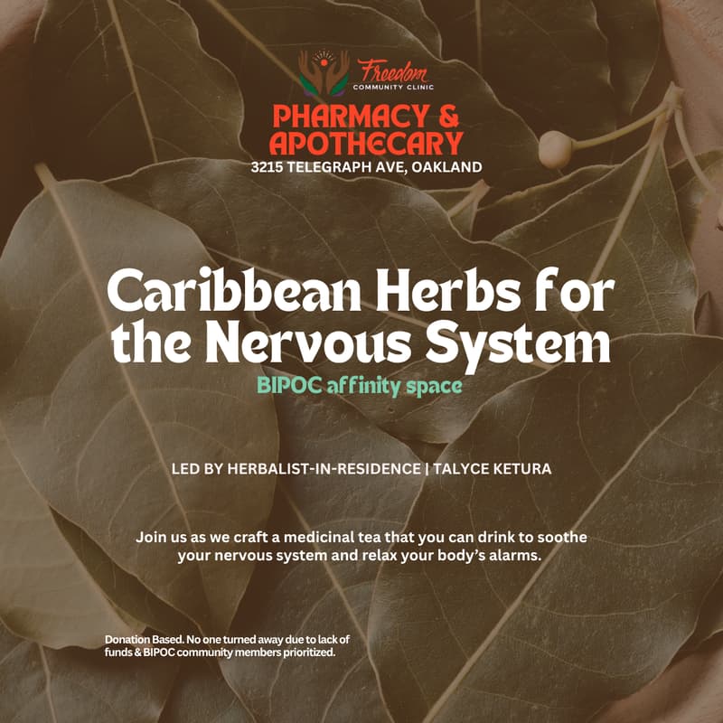 Cover Image for Caribbean Herbs for the Nervous System: BIPOC affinity space