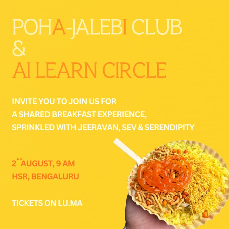 Cover Image for Poha-Jalebi Club x AI Learn Circle