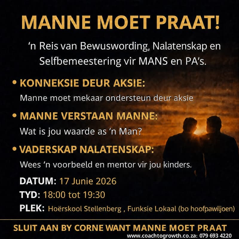 Cover Image for Manne Moet Praat!