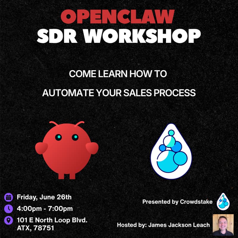 Cover Image for OpenClaw SDR Workshop