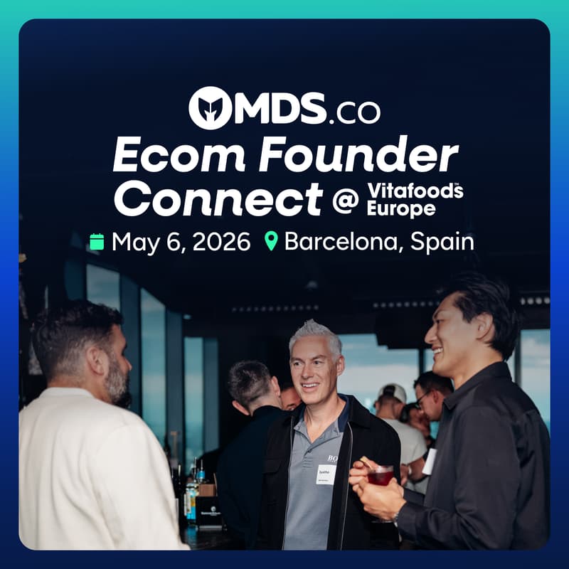 Cover Image for MDS Ecom Founder Connect at Vitafoods 2026