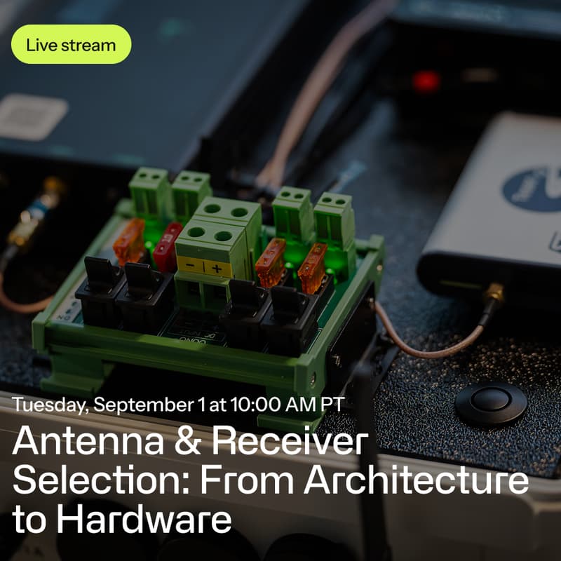 Cover Image for Antenna & Receiver Selection: From Architecture to Hardware