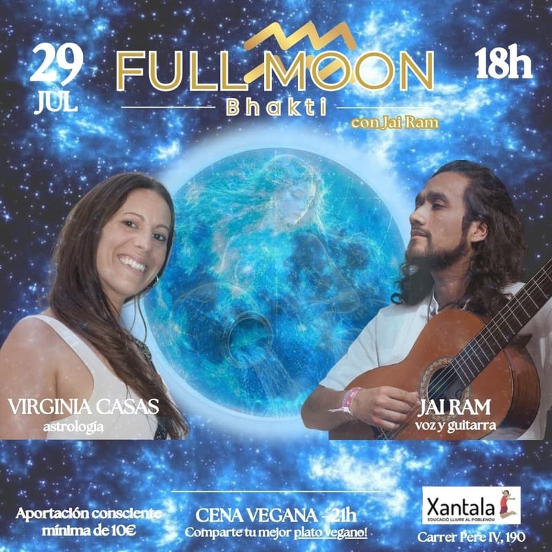Cover Image for FULL MOON BHAKTI🌕✨🕉️❤️ en Acuario♒