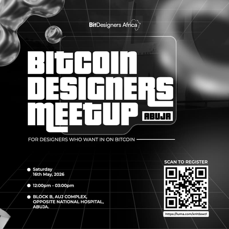 Cover Image for Bitcoin Designers Meetup - Abuja