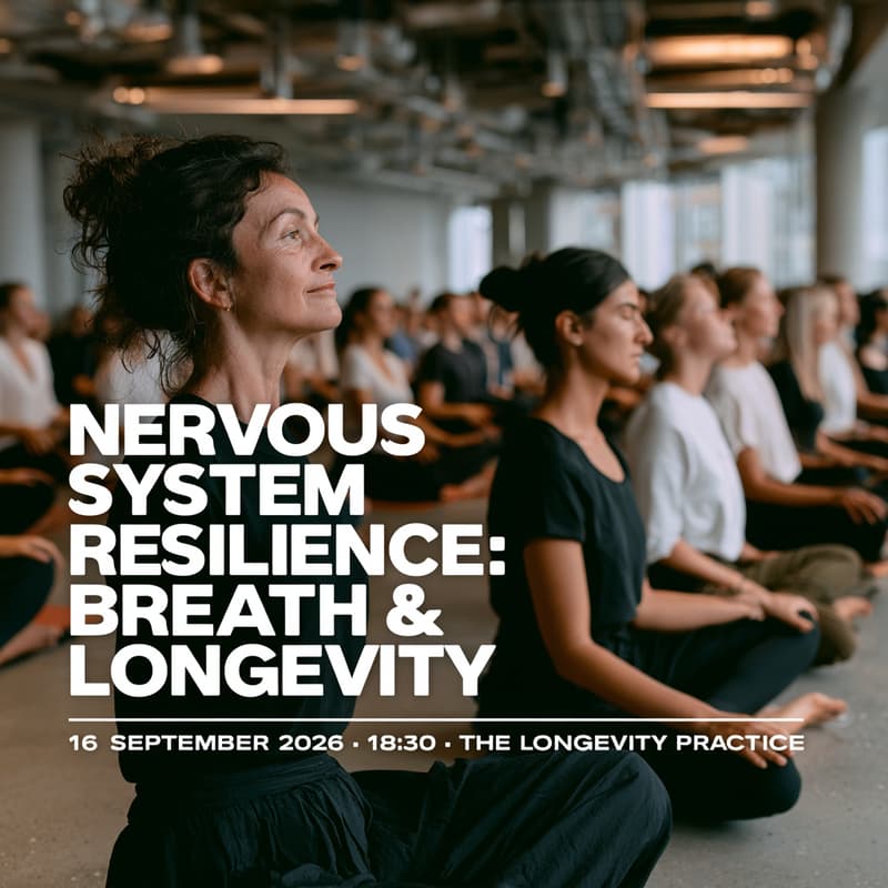 Cover Image for 🫁 Nervous System Resilience: The Longevity Pillar You Can Train with Every Breath