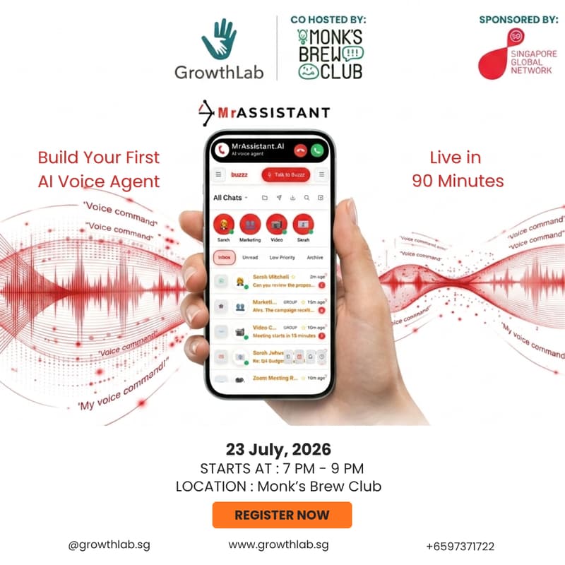 Cover Image for Build Your First AI Voice Agent — Live, in 90 Minutes