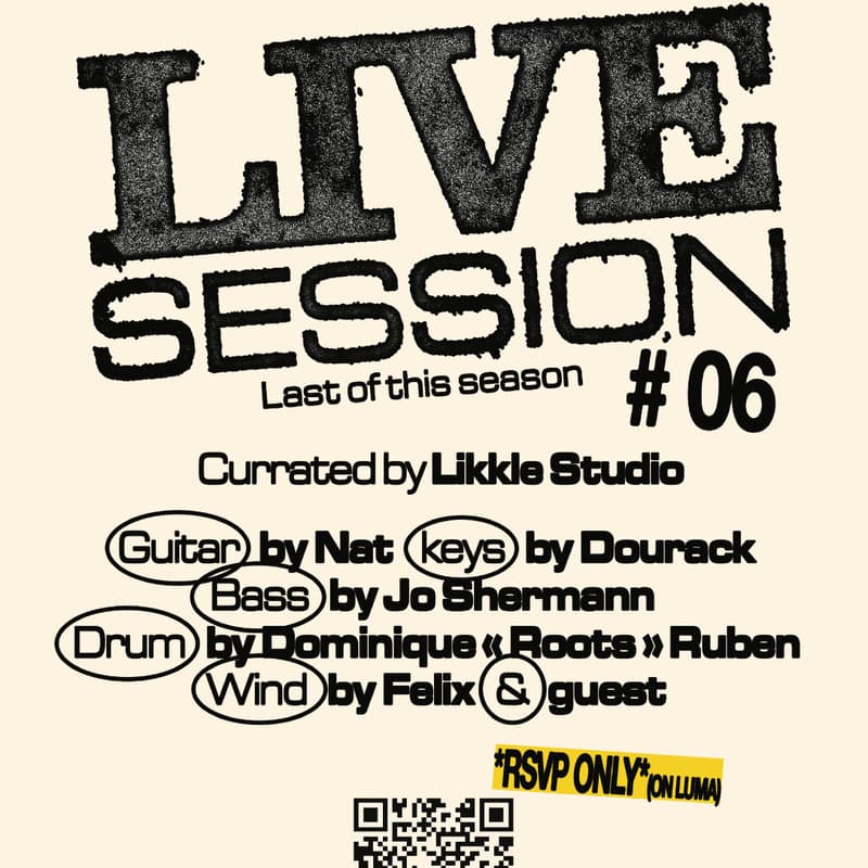Cover Image for LIVE SESSION #06 w/ Likkle studio @La Montgolfière Canal