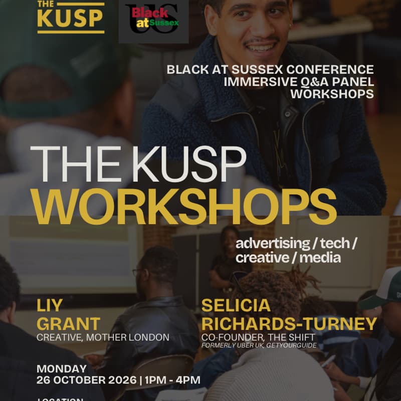 Cover Image for The Kusp Workshops | Black at Sussex Conference