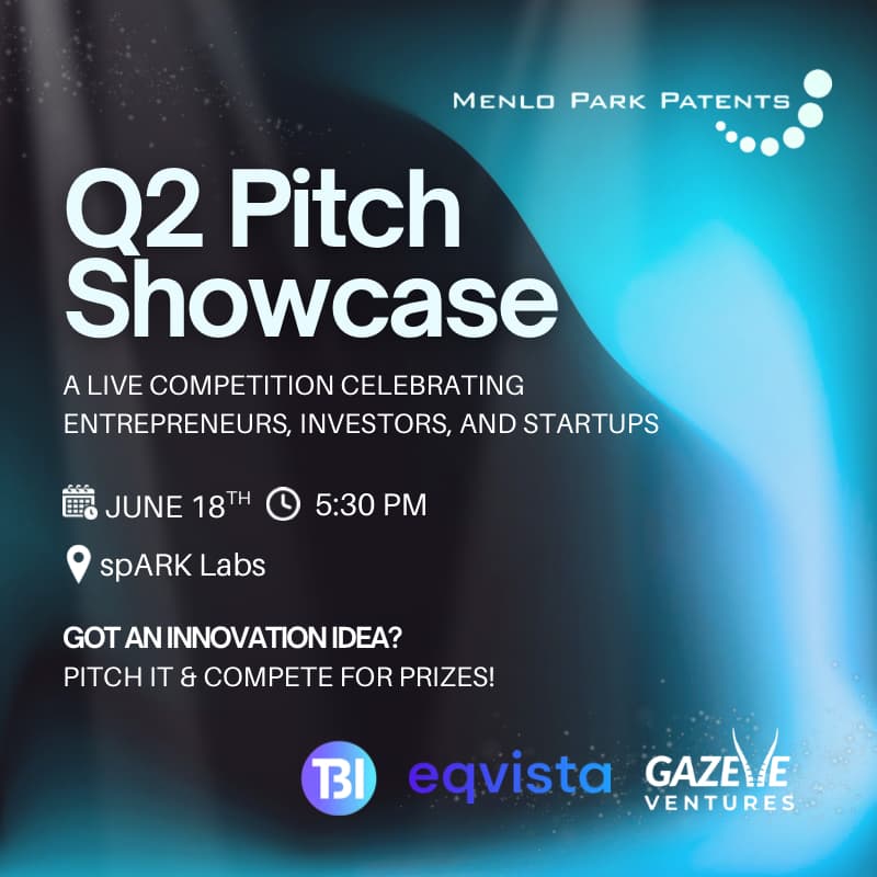 Cover Image for Menlo Park Patents - Q2 Pitch Showcase