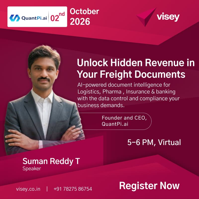 Cover Image for Unlock Hidden Revenue in Your Freight/ Pharma/ Insurance Documents
