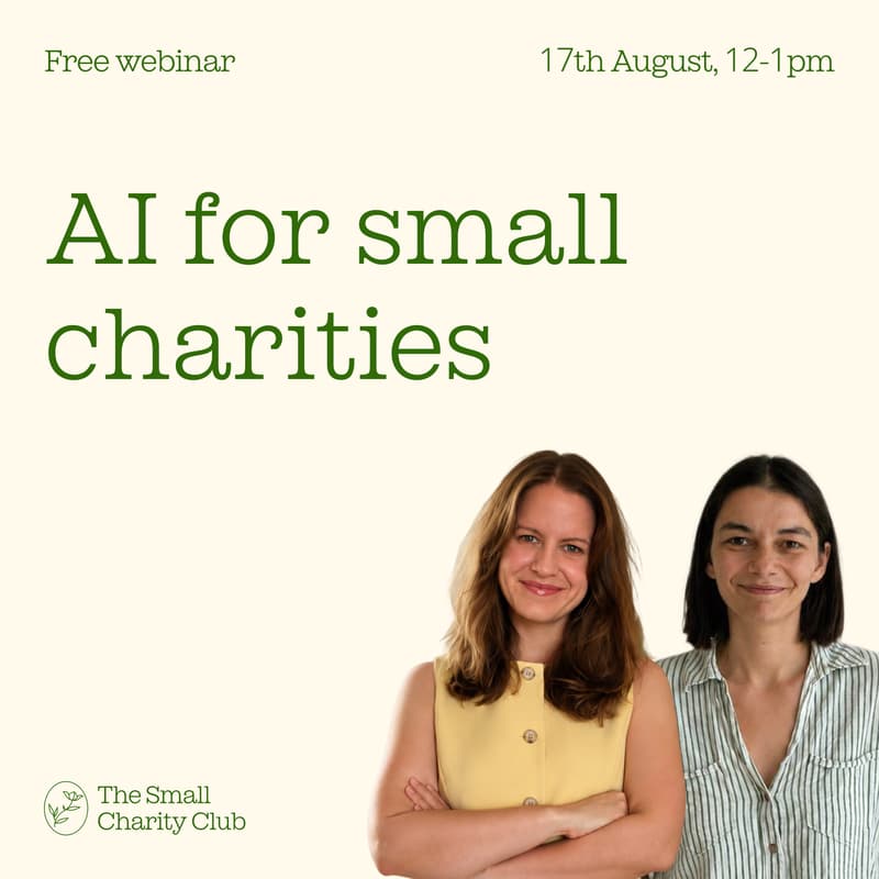 Cover Image for AI for small charities